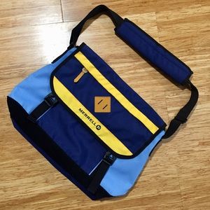 NWOT Merrell Messenger Computer Bag Blue
